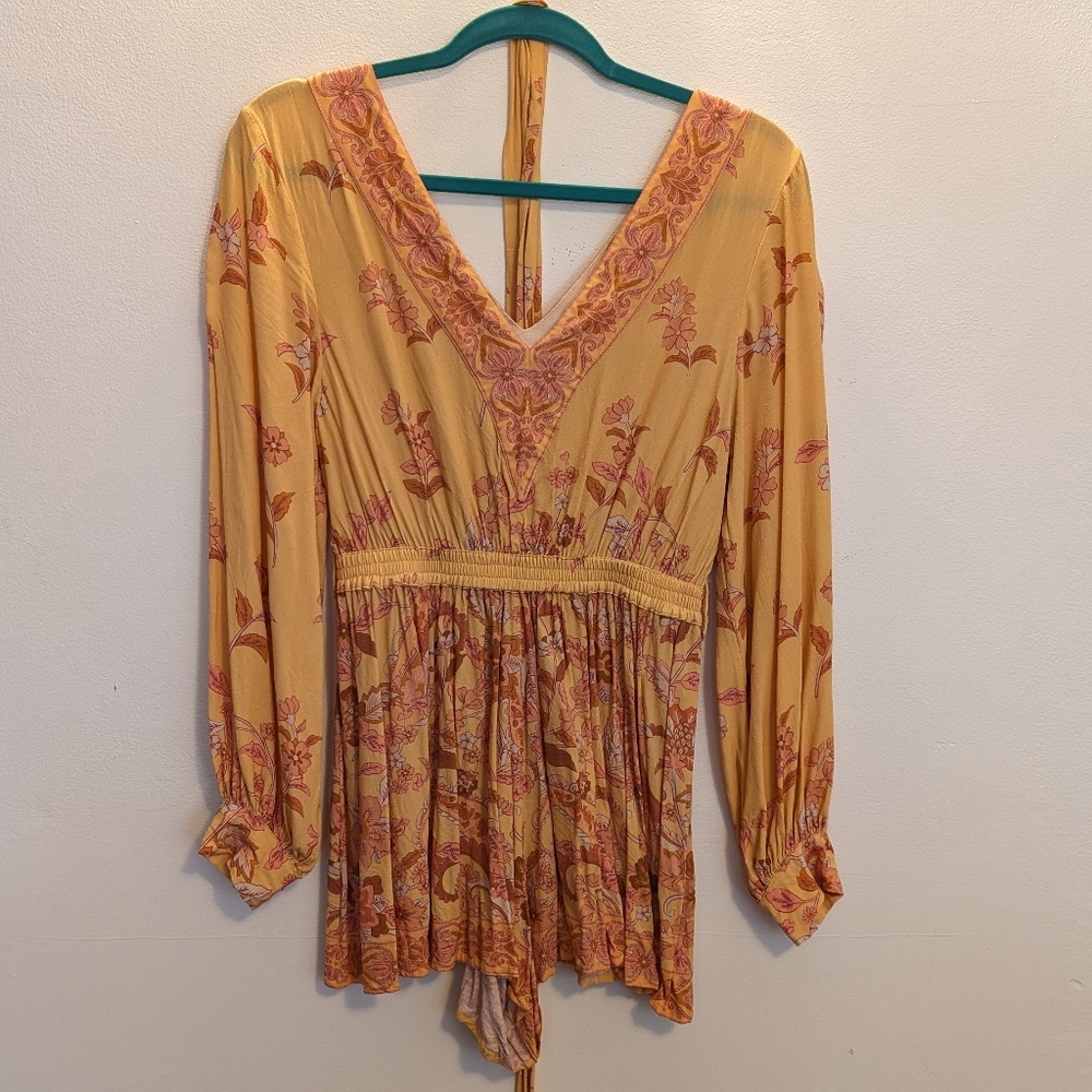 🪄♲🫰🏼 Spell x Revolve Dylan Romper in Sunrise Size XS - Picture 2 of 7